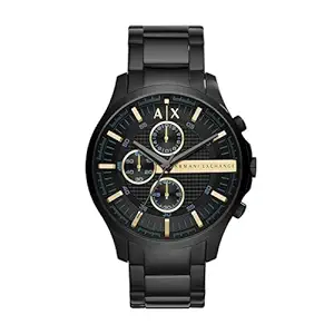 Armani Exchange Stainless Steel Analog Black Dial Men's Watch-Ax2164