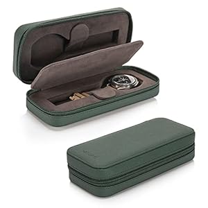 Modern Leather Watch Case for men - Watch Travel Case