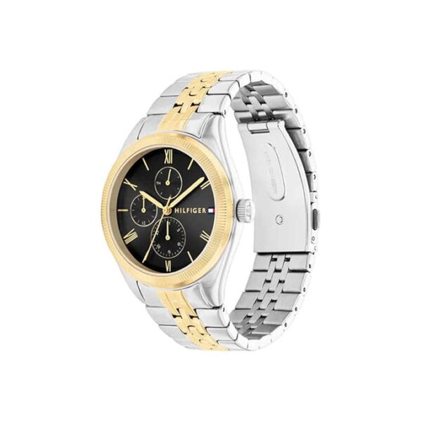 Tommy Hilfiger Quartz Analog with Date Black Dial Stainless Steel Strap Watch for Women - Image 3