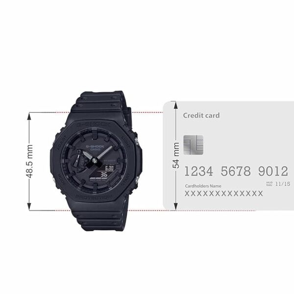 Casio G-Shock GA-2100-1A1DR Black Analog-Digital Dial Black - Image 2