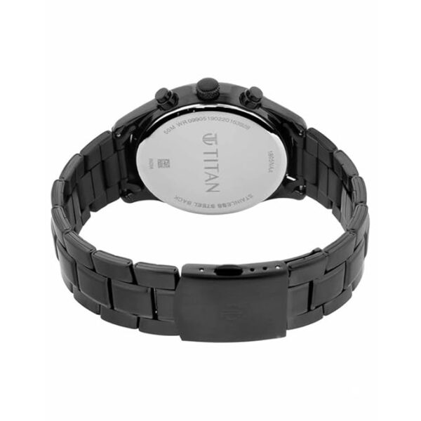 Titan Men's Metropolitan Charm: Men's Multifunctional Black Watch - Image 2