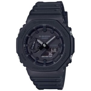 Casio G-Shock GA-2100-1A1DR Black Analog-Digital Dial Black