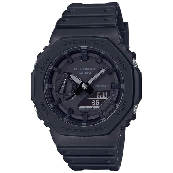 Casio G-Shock GA-2100-1A1DR Black Analog-Digital Dial Black