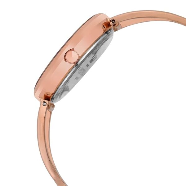 CRESTELLO Brass Rose Gold Plated Bracelet Analog Wrist Watch - Image 3