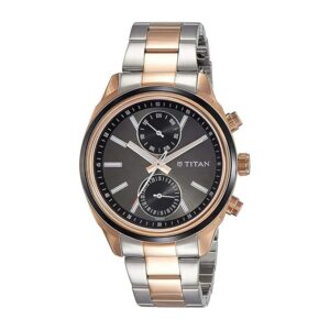 Titan Neo Analog Silver Dial Men's Watch