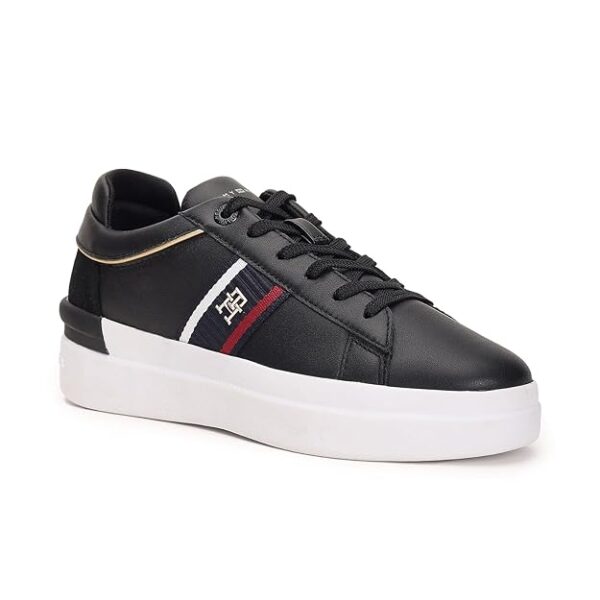 Tommy Hilfiger Women Leather Sneaker Shoes
