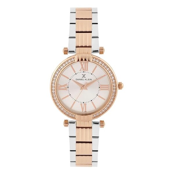 Daniel Klein Metal Analog Silver Dial Women's Watch