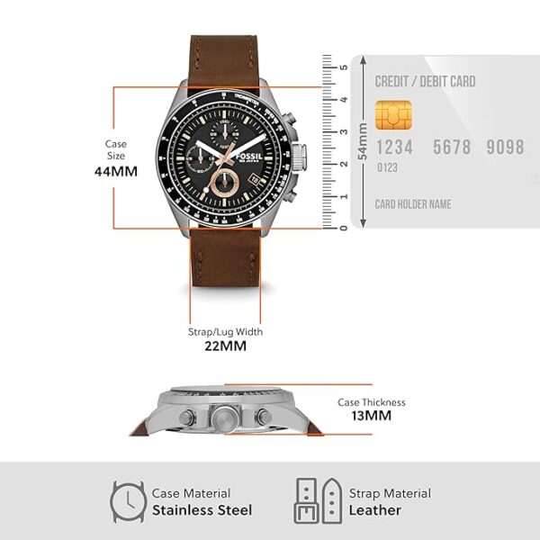 Fossil Decker Brown Watch - Image 2