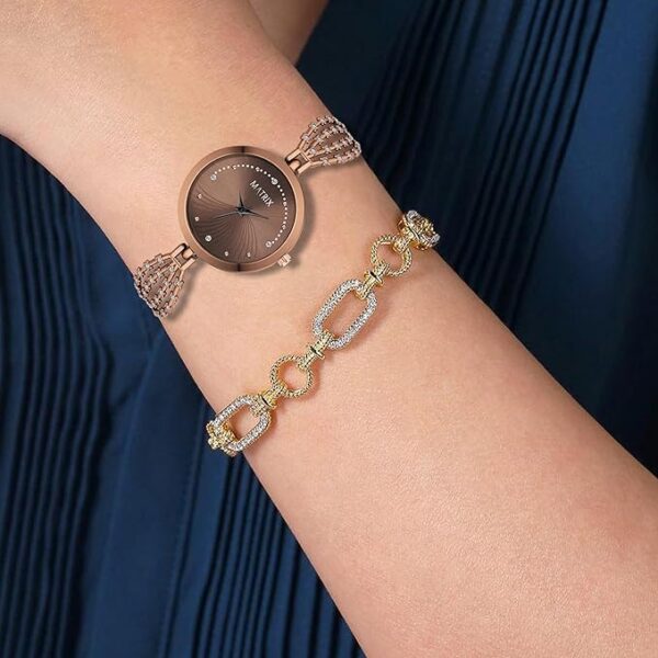 Matrix Daisy Collection | Stone Studded Dial with Designer Stone - Image 3