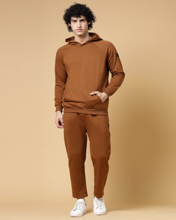 Men's Brown Oversized Co-ordinates